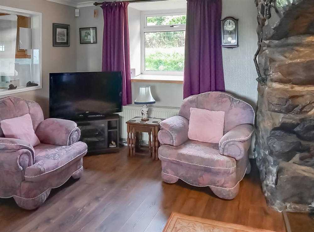 Living room at Foxs Lair Farmhouse. in Groeslon Nr Caernarfon, Gwynedd
