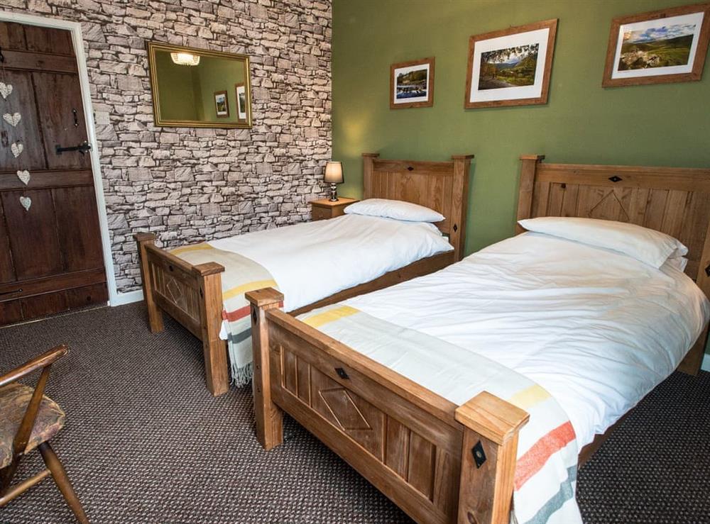 Twin bedroom at Foxtor House in Leyburn, North Yorkshire