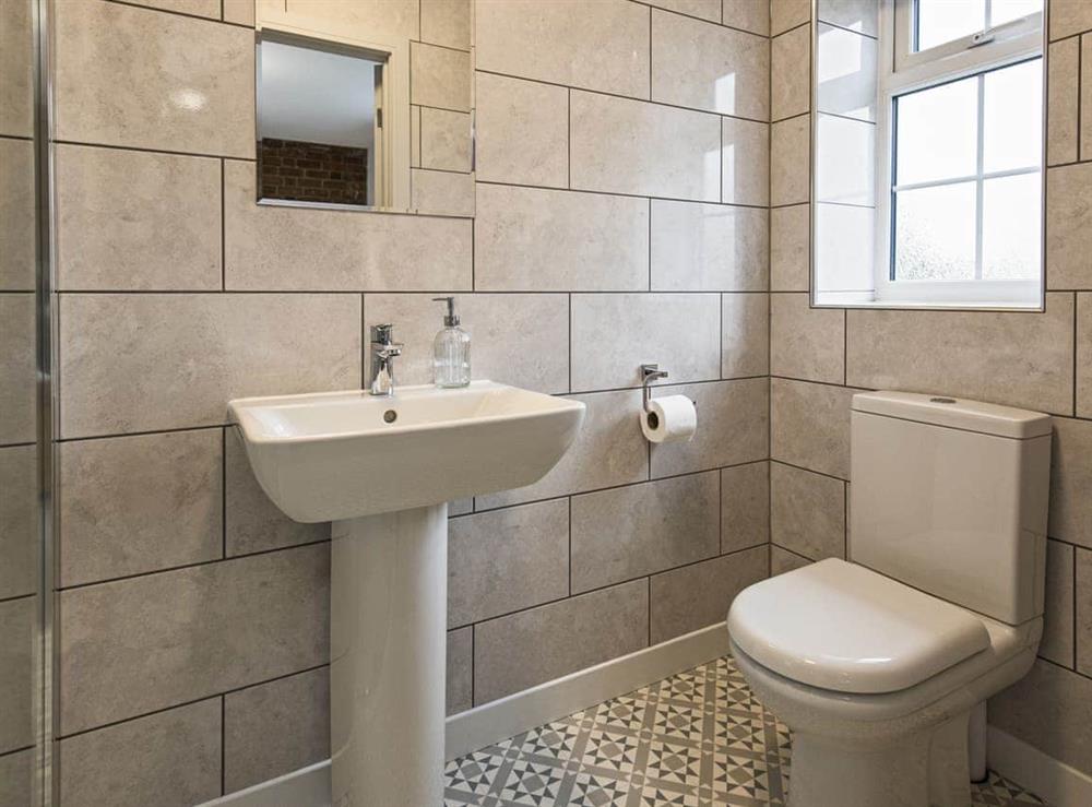 Shower room at Foxwhelp in Ledbury, Herefordshire
