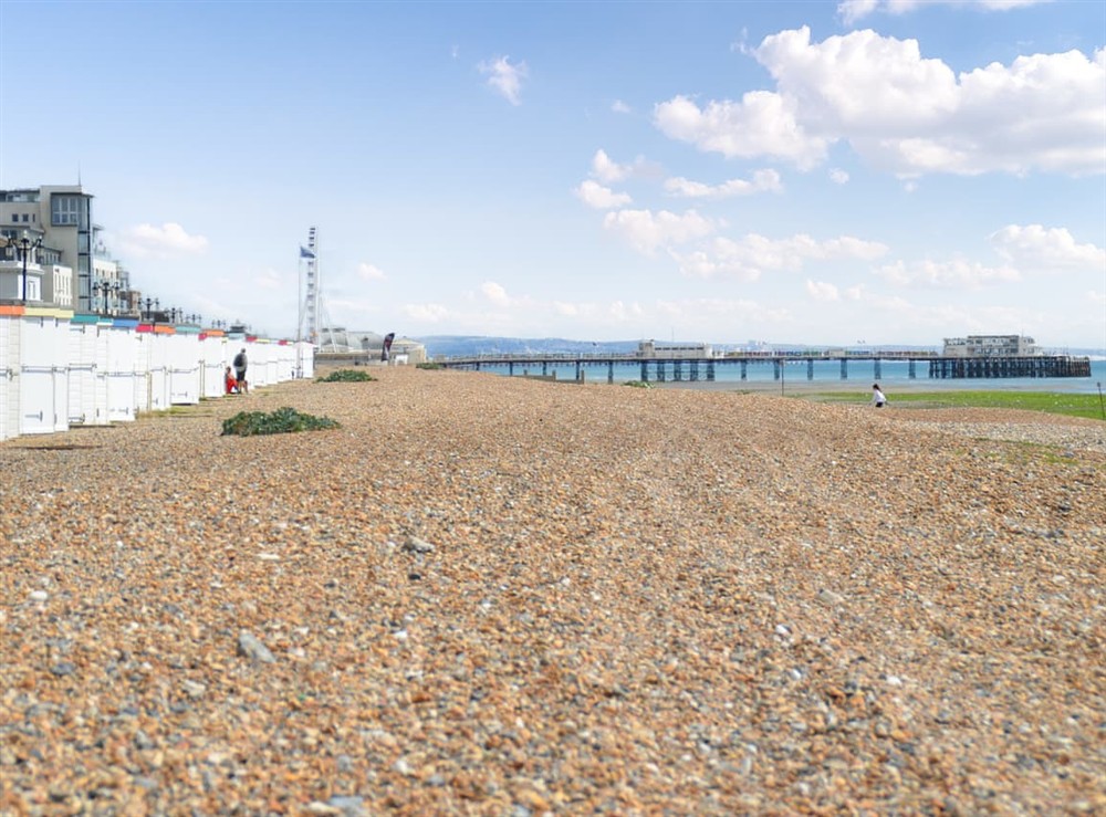 Beach at France Cottage in Worthing, West Sussex