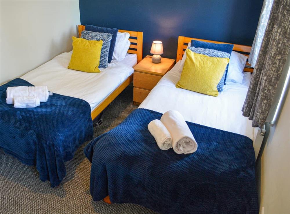 Twin bedroom at Francis Cottage in Lincoln, Lincolnshire
