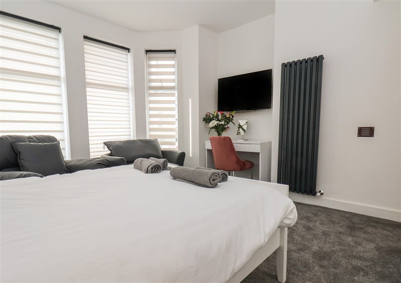 This is a bedroom at Frankies Seaview 4, Bridlington