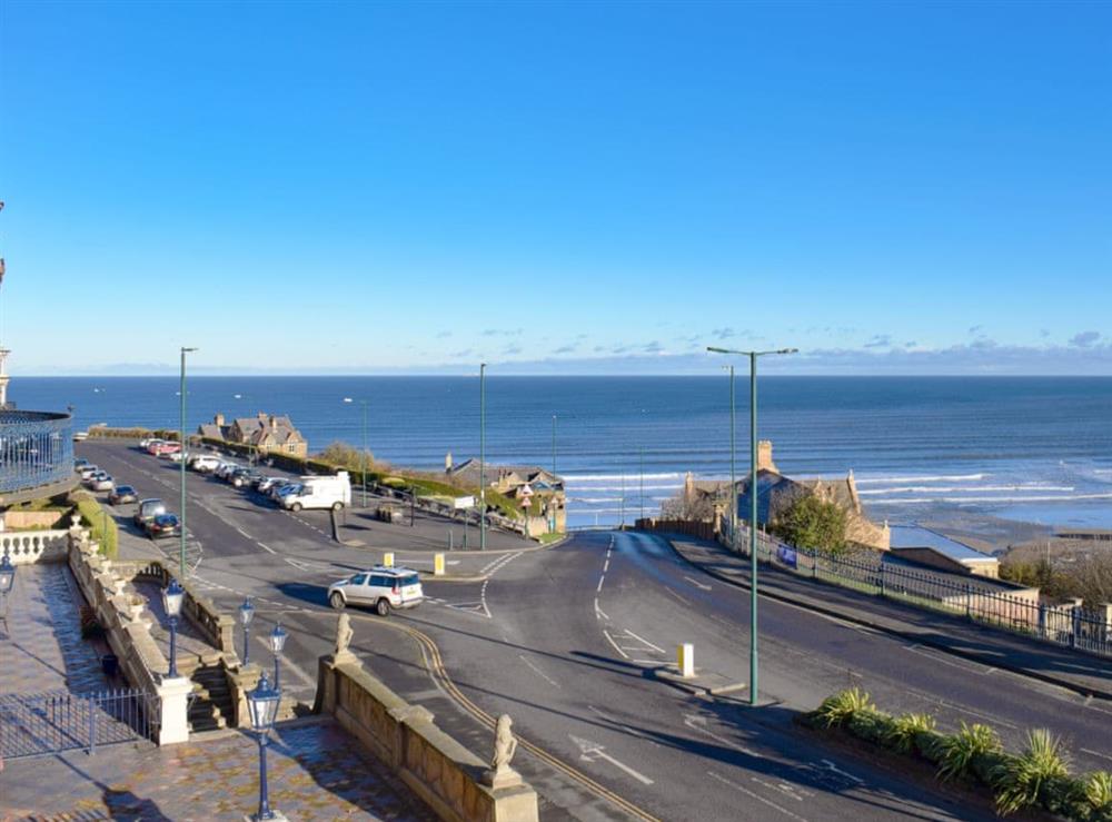 Amazing sea views from the balcony at Franks View in Saltburn-by-the-Sea, Yorkshire, Cleveland