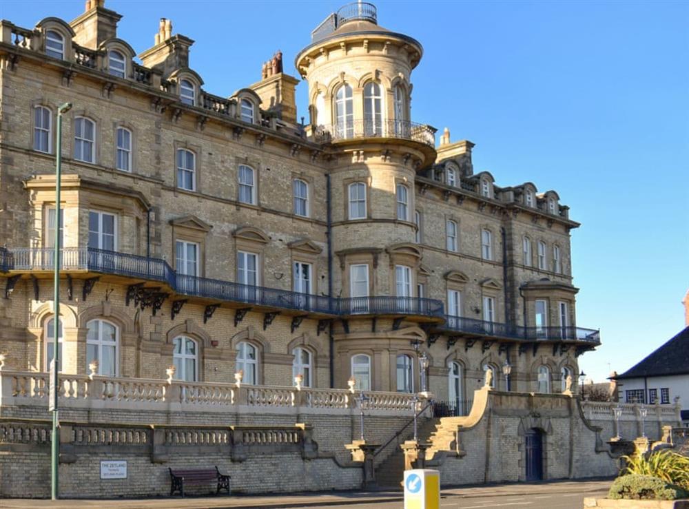 Holiday apartment set in a grand Victorian building at Franks View in Saltburn-by-the-Sea, Yorkshire, Cleveland