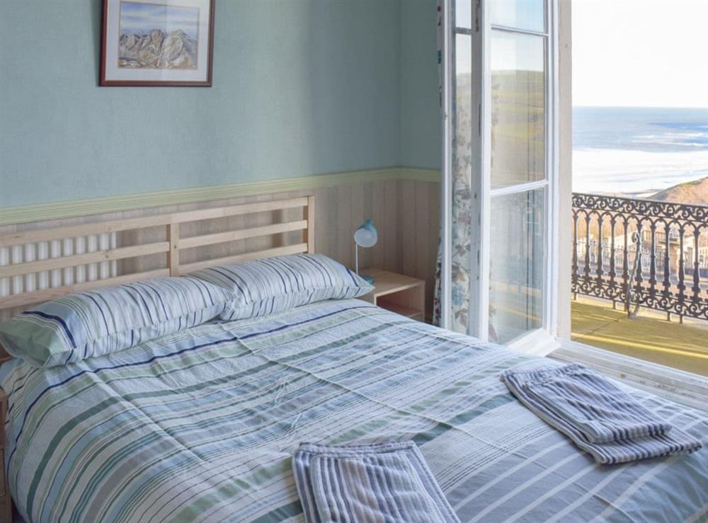 Masterbedroom with sea views at Franks View in Saltburn-by-the-Sea, Yorkshire, Cleveland