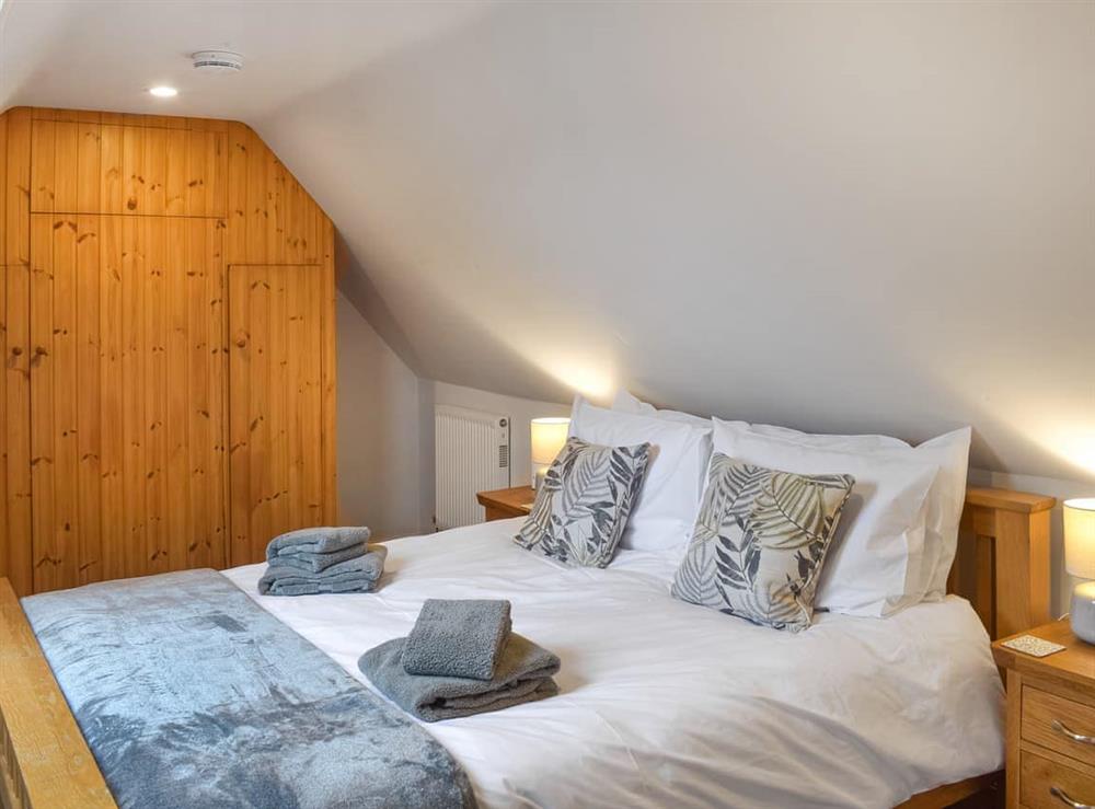 Double bedroom at Fraser Terrace in Wanlockhead, near Dumfries, Lanarkshire