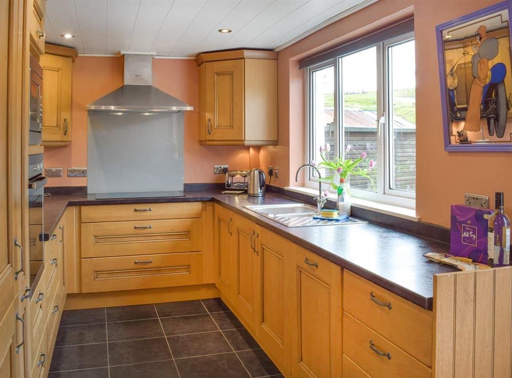 Kitchen at Fraser Terrace in Wanlockhead, near Dumfries, Lanarkshire