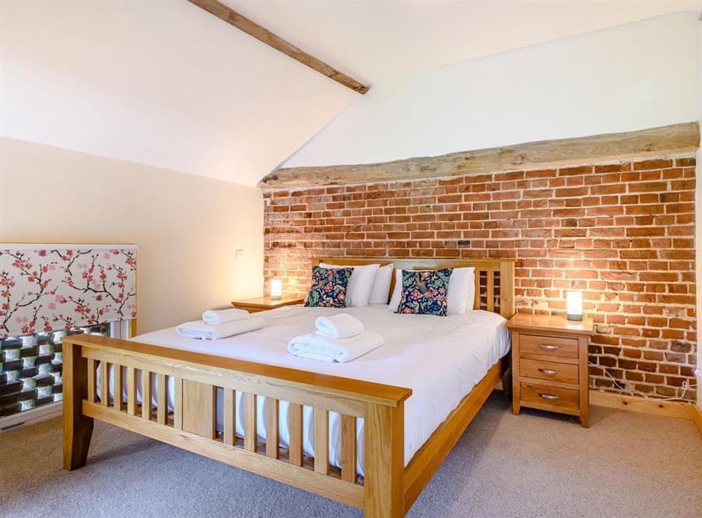 Double bedroom at Freds Barn in Westwick, Norfolk