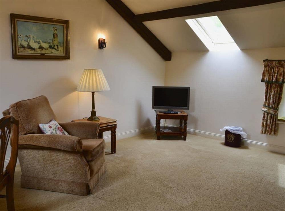 Living and dining area at Freesia Cottage in Akeld, Wooler, Northumberland., Great Britain