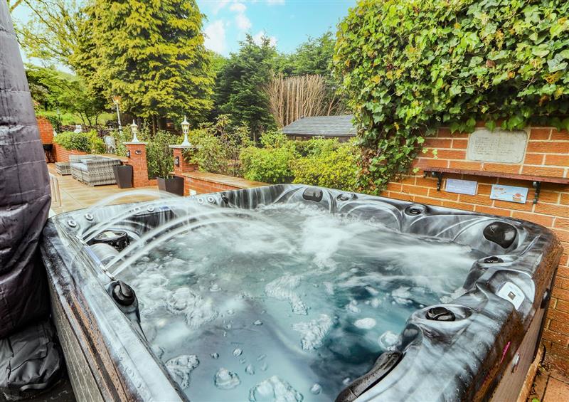 The hot tub at Freshwinds, Ashley near Market Drayton