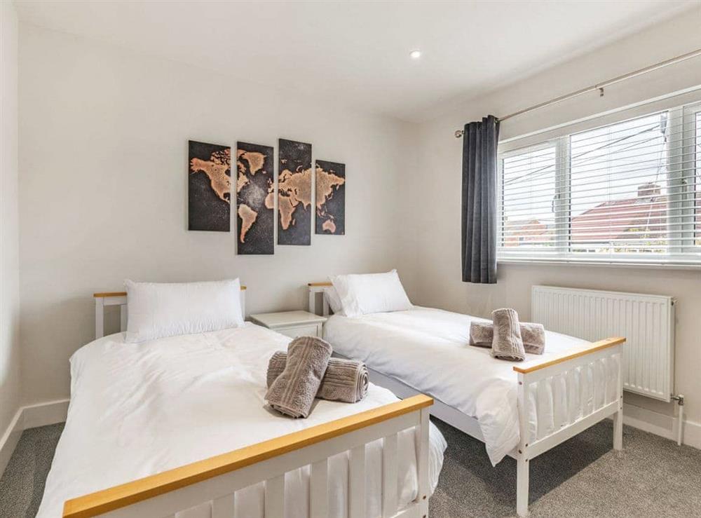 Twin bedroom at Friars Close in Whitstable, Kent