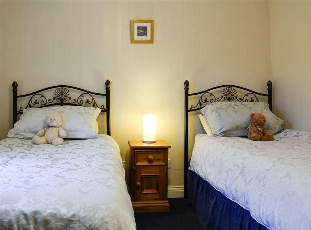 Twin bedroom at Friars Cottage in Keswick, Cumbria