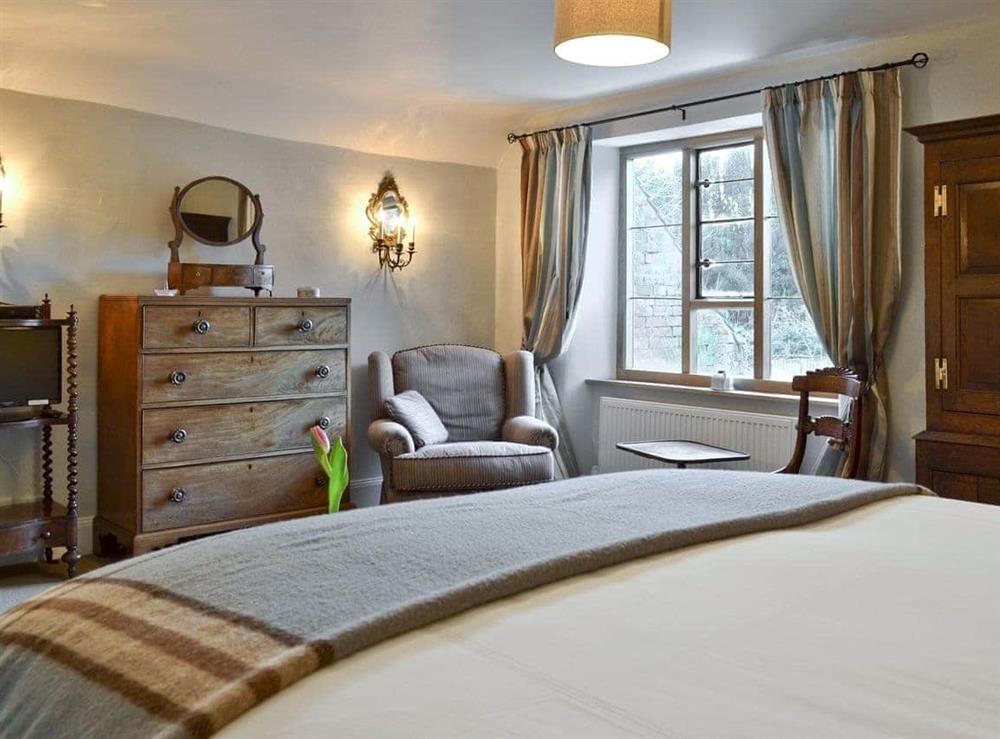 Ample storage facilities in master bedroom at Friary Cottage in Ludlow, Shropshire