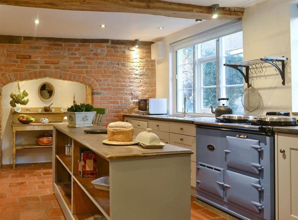 Traditional farmhouse kitchen at Friary Cottage in Ludlow, Shropshire