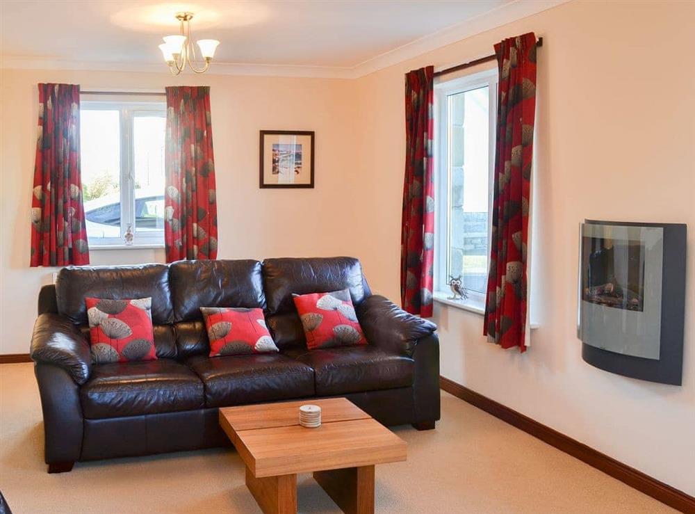 Comfortable and welcoming living room at Friarystone Cottage in Bamburgh, Northumberland., Great Britain