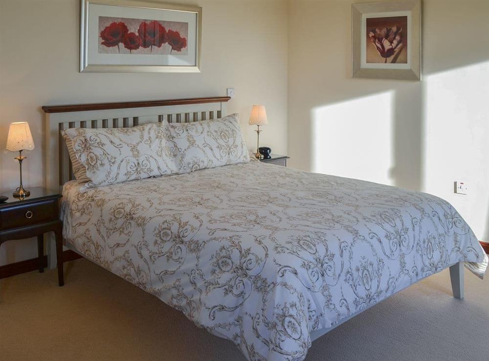Comfy double bedroom at Friarystone Cottage in Bamburgh, Northumberland., Great Britain