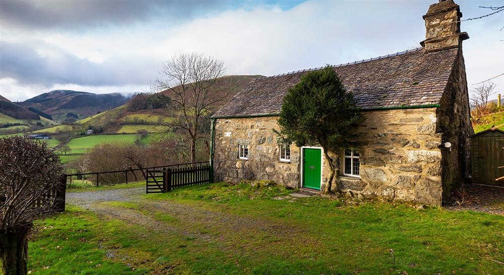 Exterior of Fron Dirion, nr Dolgellau, Gwynedd at Fron Dirion in Dinas Mawddwy, Powys