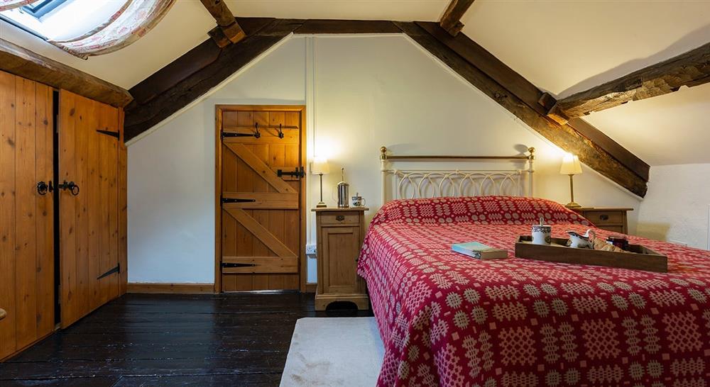 The double bedroom at Fron Dirion in Dinas Mawddwy, Powys