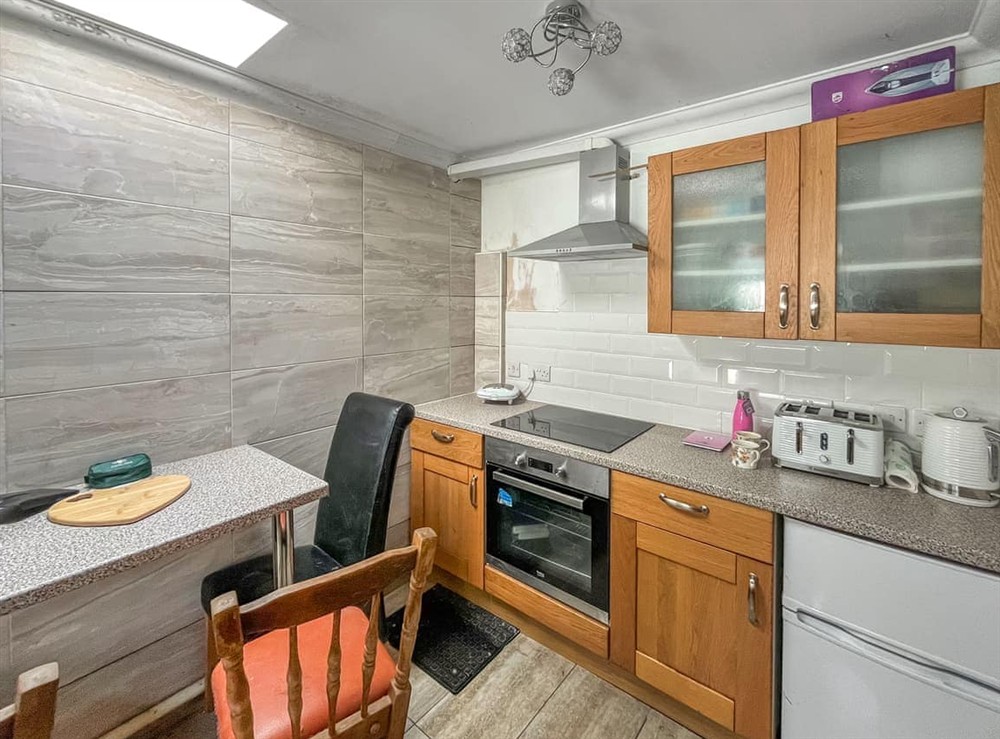 Kitchen at Fron Ganol in Llanfair Talhaiarn, near Colwyn Bay, Clwyd
