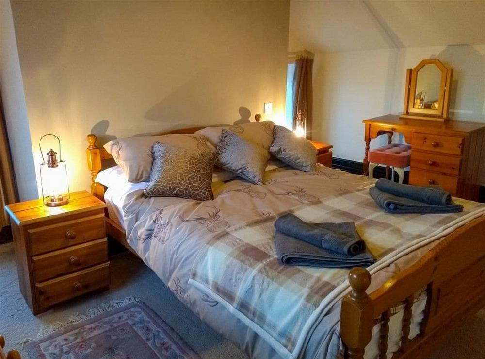 Double bedroom at Fron Heulog Holiday Cottage in Llanwddyn, near Oswestry, Powys