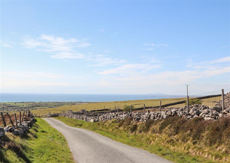 Rural landscape at Fron Oleu, Llanllyfni near Penygroes
