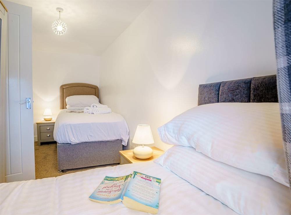 Twin bedroom at Fron Towyn Cottage in New Quay, Cardigan, Dyfed