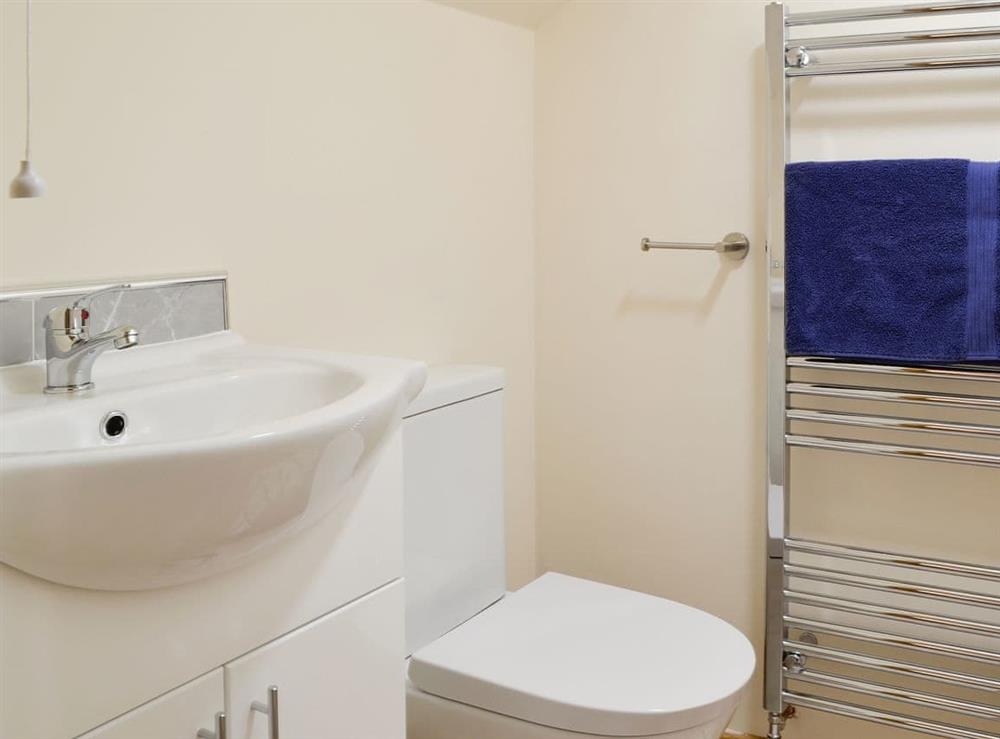 Ensuite with heated towel rail