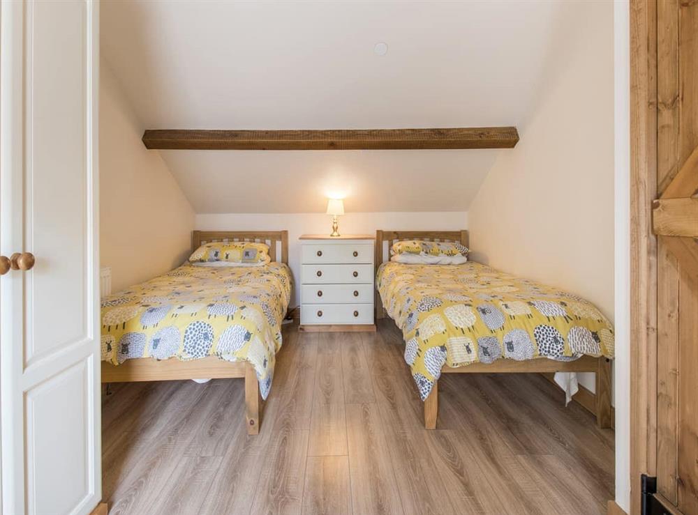 Twin bedroom at Frondeg Bach in Tregaron and the Cambrian Mountains, Dyfed