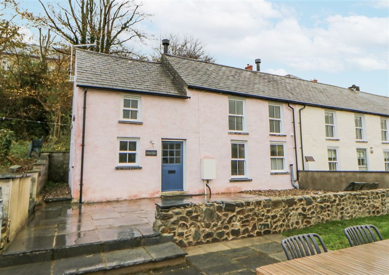Outside Fronglyd at Fronglyd, Aberporth