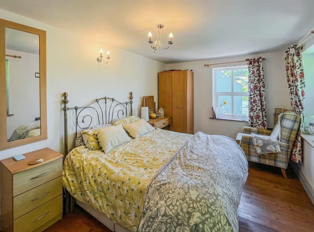 Double bedroom at Fronisaf in Llanfairtalhaiarn, Clwyd