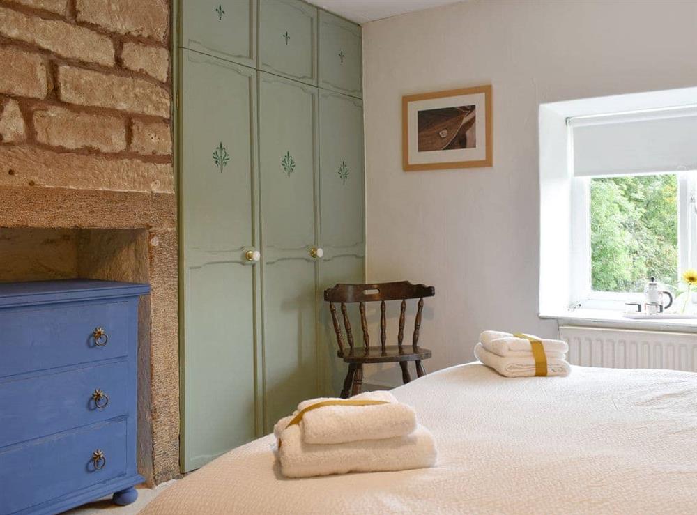 Peaceful double bedroom at Front Row Cottage, River View in Ovingham, near Prudhoe, Northumberland