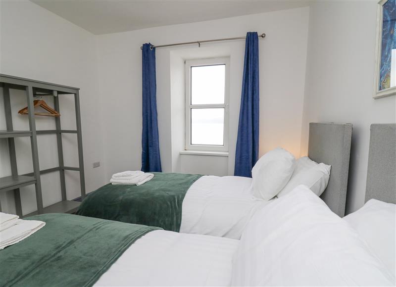 One of the bedrooms at Fronwig, New Quay