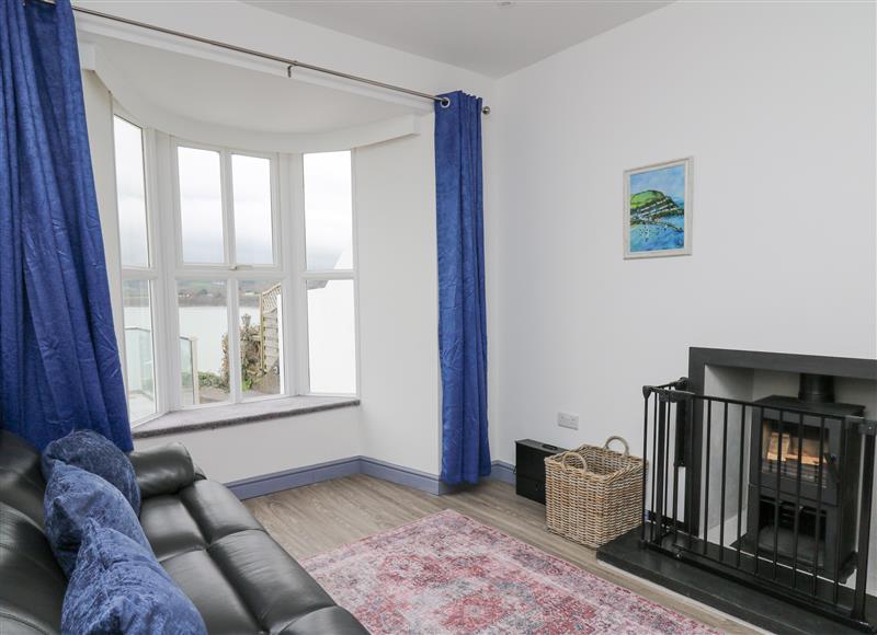 Relax in the living area at Fronwig, New Quay