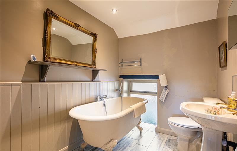 This is the bathroom at Fruitpip, Over Haddon near Bakewell