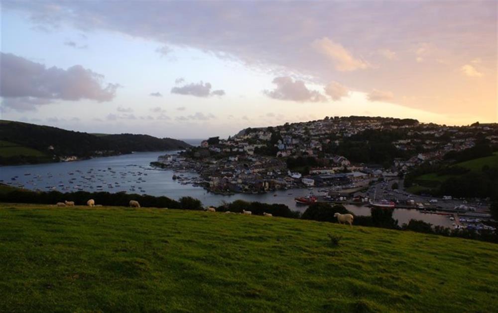 Salcombe at dusk at Fuchsia Cottage in Salcombe