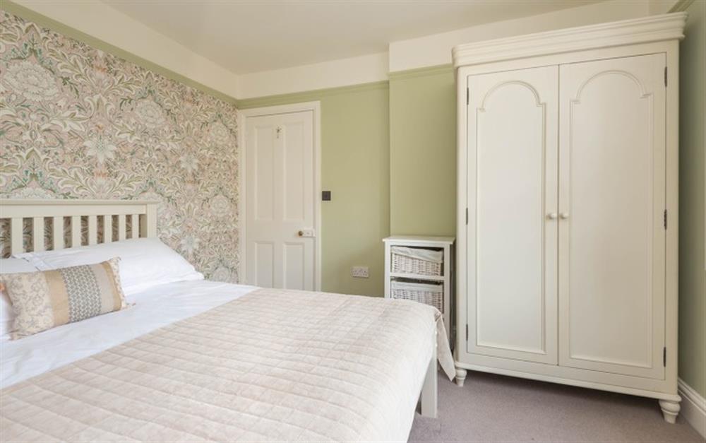 The double bedroom at Fuchsia Cottage in Salcombe