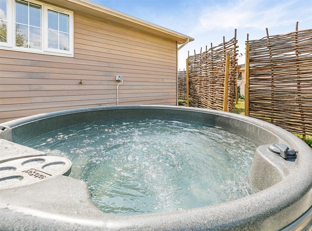 Hot tub (photo 2) at Fuchsia Lodge in Willington, near Derby, Derbyshire