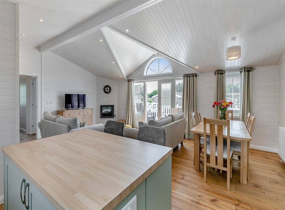 Kitchen area at Fuchsia Lodge in Willington, near Derby, Derbyshire