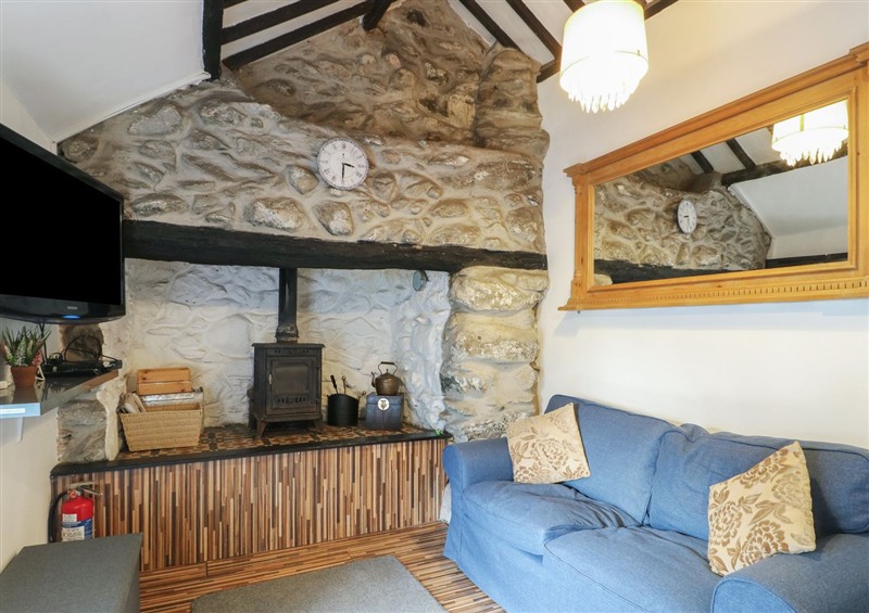 The living area at Fullers Studio, Caergeiliog