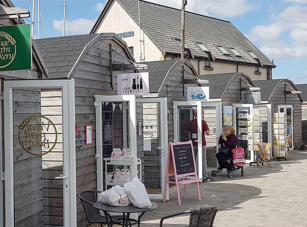 Amble Quayside Shopping at Fulmar Cottage in Amble, Northumberland