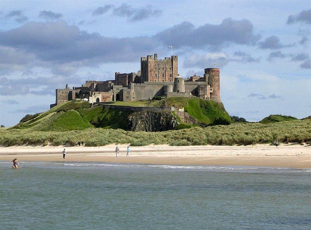 Bamburgh Castle at Fulmar Cottage in Amble, Northumberland