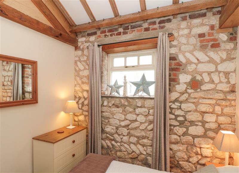 One of the 2 bedrooms at Fulmar Cottage, Flamborough