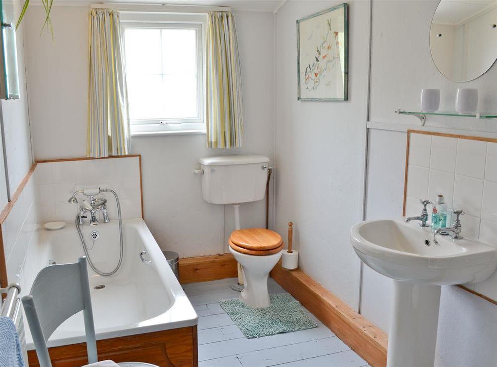 Bathroom at Furzeburrow  in St Just, near Penzance, Cornwall