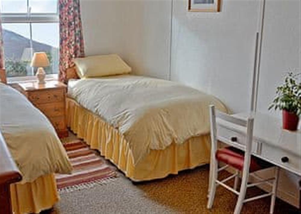 Twin bedroom at Furzeburrow  in St Just, near Penzance, Cornwall