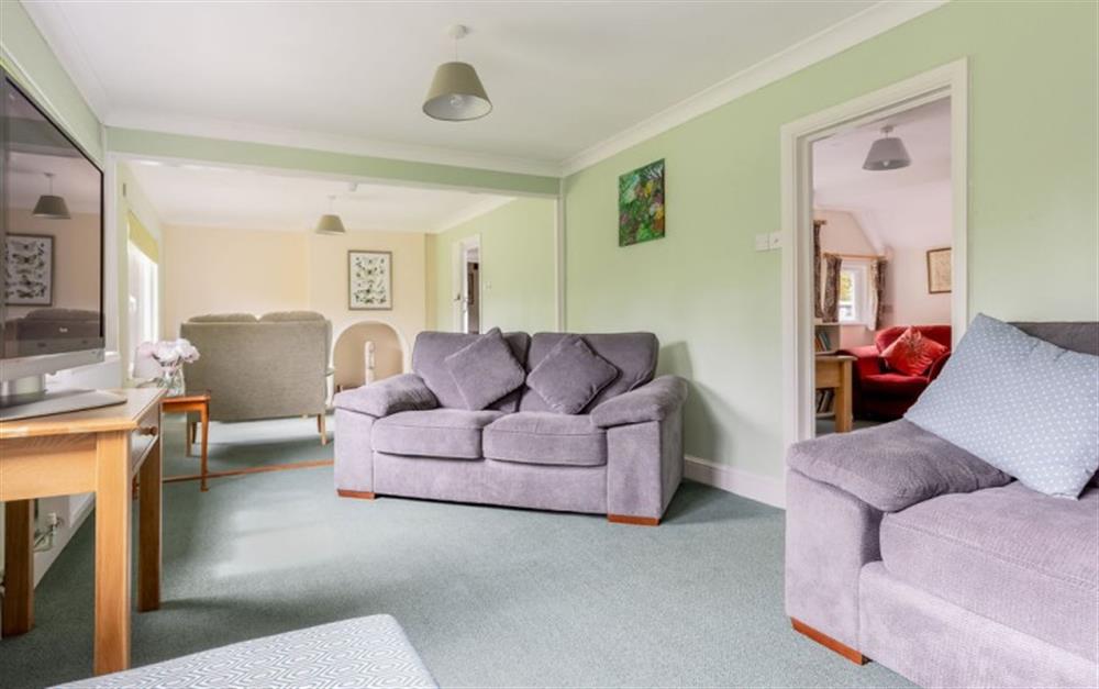 Relax in the living area at Furzey House in Minstead