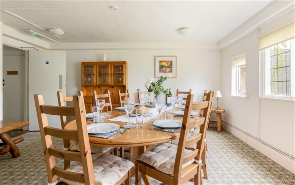 The dining area at Furzey House in Minstead