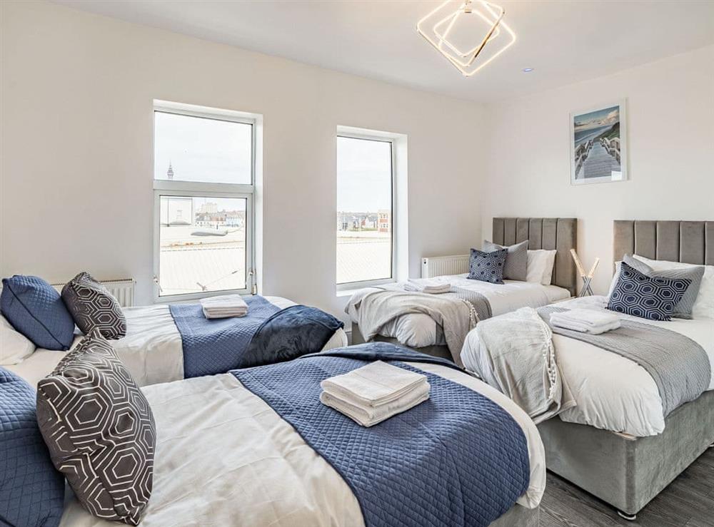 Family bedroom at Fylde Coast -Sea View Apartment Two in Blackpool, Lancashire