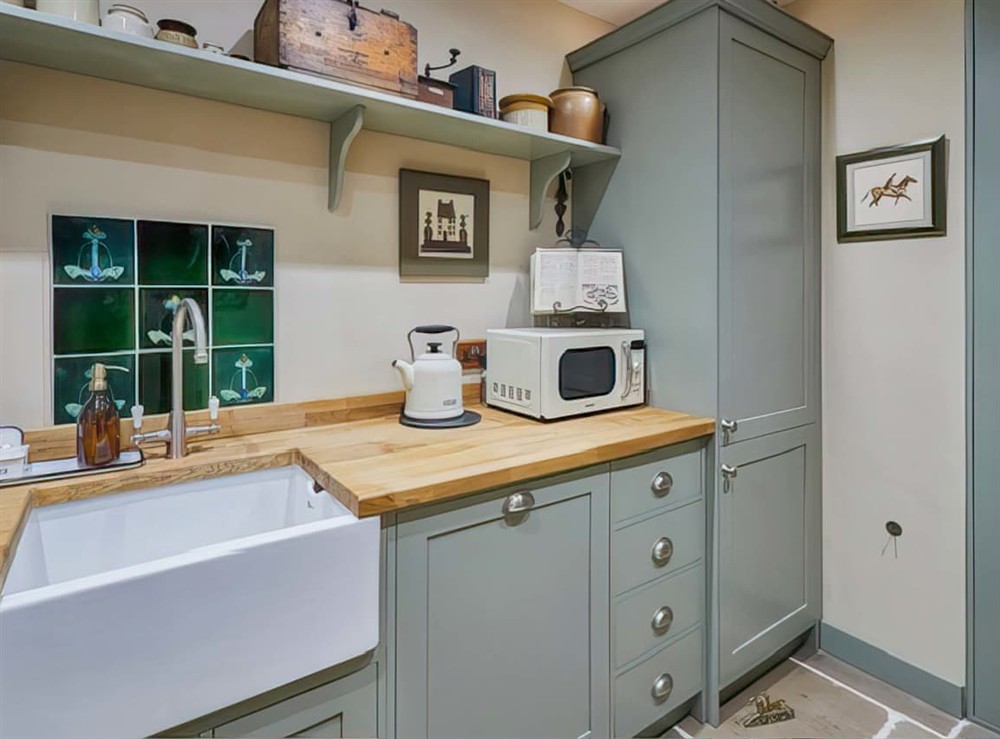 Kitchen at Gable Bach in Llangadog, Dyfed