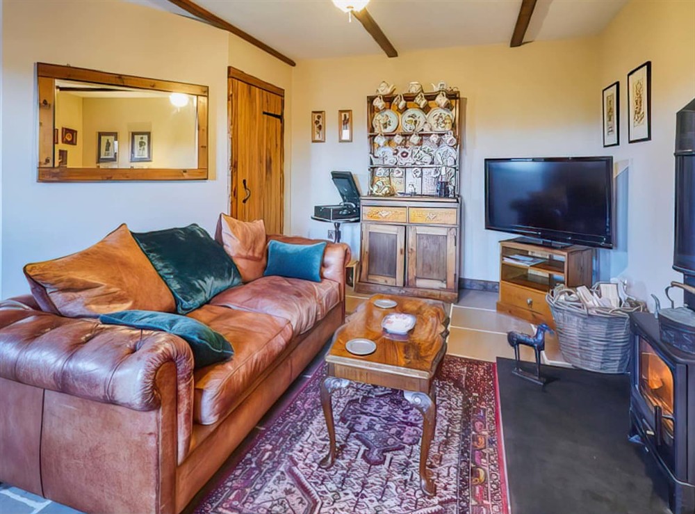 Living area at Gable Bach in Llangadog, Dyfed