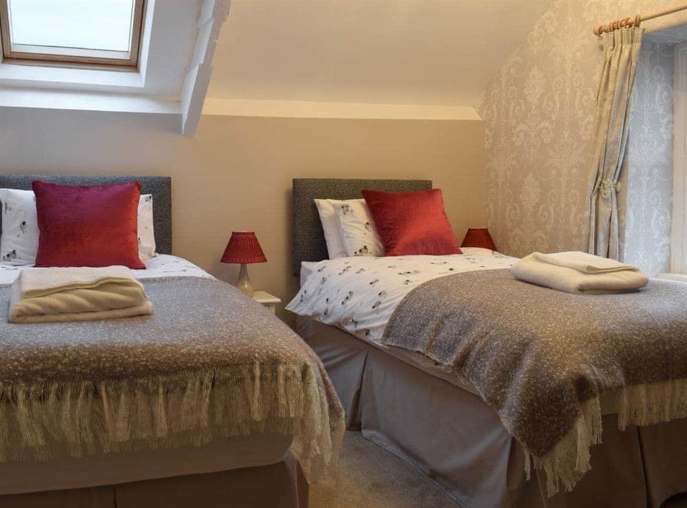 Twin bedroom at Gable End Cottage in Goathland, near Whitby, North Yorkshire